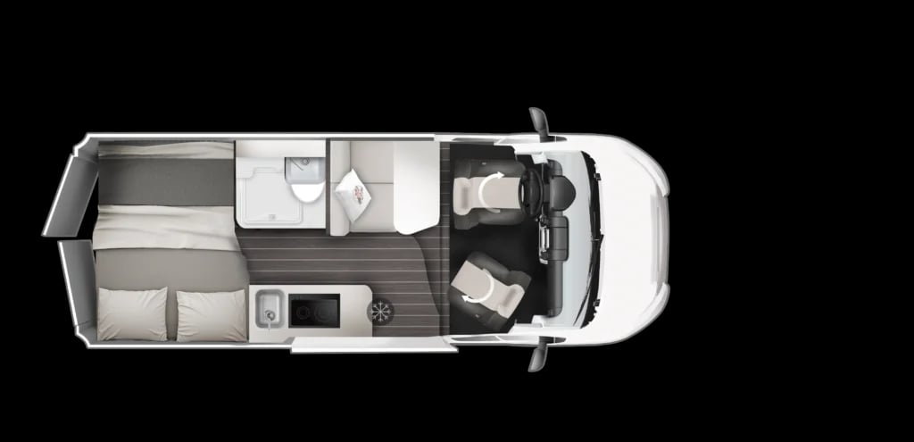 LIVINGSTONE K2 GO - Distribución interior